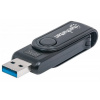MANHATTAN Mini čítačka pamäťových kariet, 24 v 1, USB 3.0, čierna, externá 101981 Manhattan