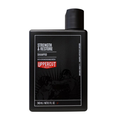 Uppercut Deluxe Posilňujúci šampón na vlasy Uppercut Deluxe Strength&Restore (240 ml)