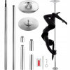 VEVOR Ura Do Pole Dance Striebro 216,3-270CM Profesionálne tanečné palice