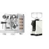 Rocket Espresso Appartamento, copper + Eureka Mignon Silenzio, BL white