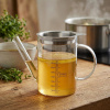 LURCH Sklenený 0,75 l - oddeľovač tuku / sklenená kuchynská odmerka