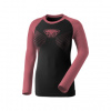 Dynafit SPEED DRYARN W L/S TEE dark rose 40; Růžová triko