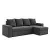 Signal Rozkladacia rohová sedacia súprava DANTE Tmavosivá