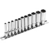 Kľúče nástrčné predĺžené MultiLock, 1/4'' 4-13mm, CrV, EXTOL PREMIUM 8818110