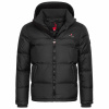 Pánska páperová bunda HOHENHORN, BRISTEN čierna,biela,červená, XXXL