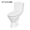 Cersanit - CERSANIA II wc compact 699 SimpleOn 010 so sedátkom SLIM duraplast (K11-2340)