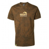 Tričko Geoff Anderson Organic Tee Leaf Oranž Logo Veľkosť XL