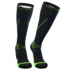 Nepremokavé kompresné podkolienky Dexshell COMPRESSION MUDDER HI-Vis čierne/neon Veľkosť: XL (44-47)