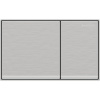 GEBERIT Omega60 Square dvojčinné ovládacie tlačidlo, zalícované, brúsený chróm/lesklý chróm, s povrchovou úpravou easy-to-clean, 115.081.GH.1