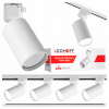 Zbernicová lišta Ledhoff biela 4x35 W 1 m GU10