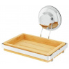 Bambusový držiak na mydlo Compactor Bestlock SPA Bamboo s prísavkou - bez vŕtania (RAN5806)
