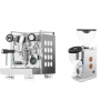 Rocket Espresso Appartamento, white + Rocket Espresso FAUSTINO 3.1, copper