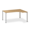 Interiér Říčany Ergonomický stôl ProOffice B 180 x 120/80 cm, pravý, buk