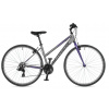 BICYKEL AUTHOR THEMA 2023 matná strieborná/ fialová Veľkosť: 19