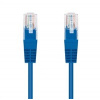 C-TECH CB-PP5-025B patch, Cat5e, UTP, 0,25m, modrý