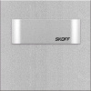 Schodiskové svietidlo SKOFF 0,8 W s integrovaným LED zdrojom 7,3 cm, strieborné