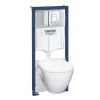 Grohe Solido - Set predstenovej inštalácie, klozetu a dosky softclose, tlačidlo Skate Cosmopolitan, chróm 39468000