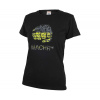 BENNON PROMACHER PREDATOR LADY T-SHIRT / Dámske tričko s potlačou - čierna / zelená M