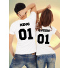 Tričká pre páry King 01 & Queen 01