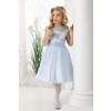 Emma Dievčenské šaty REBECCA M/280 Farba: Blankytná, Veľkosť: 140