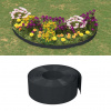 vidaXL Záhradná obruba čierna 10 m 20 cm polyetylén - Čierna - 181674-115784