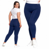 ŠPORTOVÉ DÁMSKE LEGÍNY S VYSOKÝM PÁSOM, HLADKÉ, KRYCIE, MODELUJÚCE MORAJ XXL