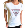 Dámske tričko GUESS Rhinestones E5GI08 biele
