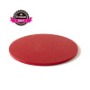Decora Decora Podnos PEVNÝ červený kruh 30 cm (1)