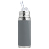 Pura® TERMO fľaša so slamkou 260ml - sivá