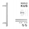 FT - MADLO kód K41Z 40x10 mm UN ks Rozteč madla: 210 mm, Dĺžka: 400 mm, Rozmer profilu madla: 40x10 mm NEM - nerez matná (F60)
