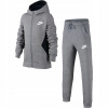 Teplaková súprava - Detské tracksuit Nike CJ4342-091 Veľkosť 147 šedá (Nike Detské sledy NSW Hoodie Zip Flecce 147-158L)