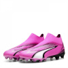 Puma Ultra Match Laceless Firm Ground Football Boots Pink/White/Blk 9 (43)