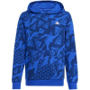 adidas Essentials Allover Print HD Jr IS2555 sweatshirt (197944) WHITE 164cm