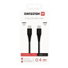 DATOVÝ KABEL SWISSTEN USB-C / USB-C 0,4 M ČERNÝ 71506514