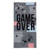 DETEXPOL Osuška Game Over grey 70x140 cm