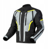 TEXTILNÁ BUNDA OZONE TOUR III BLACK/GREY/FLUO YELLOW L