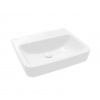 Villeroy & Boch O.novo - Umývadlo na dosku, 55x46 cm, bez prepadu, bez otvoru na batériu, alpská biela 4A41MF01