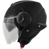 KAPPA KV37 SOLID – otvorená čierna jet moto prilba KAPPA S