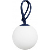 Bezdrôtová lampa Bolleke sýto modrá