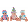 TEDDIES Panenka miminko se zvuky 25cm 1ks (mix)