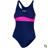 Detské plavky - Aqua-Speed jednodielny outfit. 146 Navy modrá (Playshoes dva -kus orezaným oblečením 74/80 ZFB)