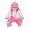 ND17_LA-9811 Bábika bábätko 45 cm cumlík + fľaša 51
