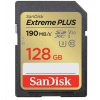 SanDisk SDXC karta 128GB Extreme PLUS (190 MB/s Class 10, UHS-I U3 V30) SDSDXWA-128G-GNCIN