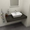 Sapho TAILOR dosky TAILOR rockstone doska 90x50 cm, prevedenie límca L TR090L