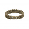 Mil-tec Survival paracord náramok 15mm coyote - L