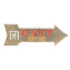 Clayre & Eef Plechová šípka Exit doprava - 46 * 15 cm - Clayre & Eef