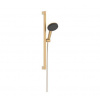 Hansgrohe Raindance Alive Select S - Set sprchovej hlavice, tyče a hadice, 3 prúdy, EcoSmart, kefovaný bronz 24600140