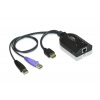 ATEN KA7168-AX KVM kábel Čierna, Kovová, Purpurová (KA7168-AX)