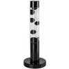 Rabalux Lavastic stolová lampa 1x25 W čierna-priehľadná 76027