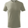 Malfini Basic Detské tričko 138 svetlá khaki 146